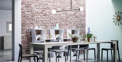 mesa consola extensible mobili fiver first abierta para 14 comensales