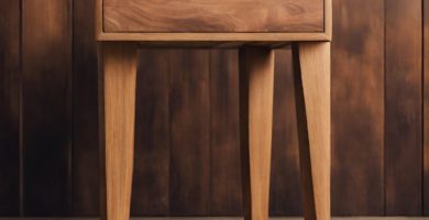 foto de una Mesa Auxiliar de Madera (3)